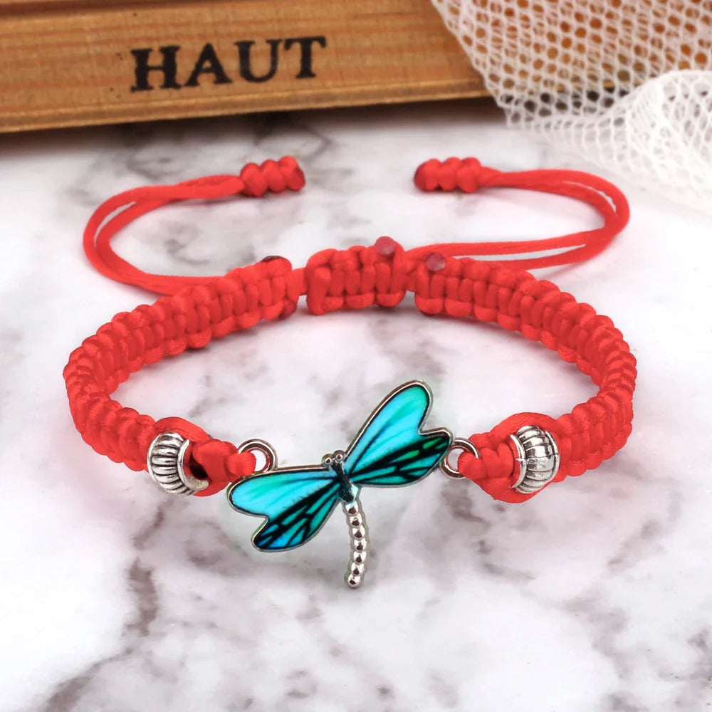 Dragonfly Dreams Handwoven Bracelet - emmy-rae-jewels.com