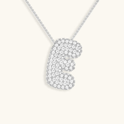 Hailey Bubble Initial Necklace - emmy-rae-jewels.com