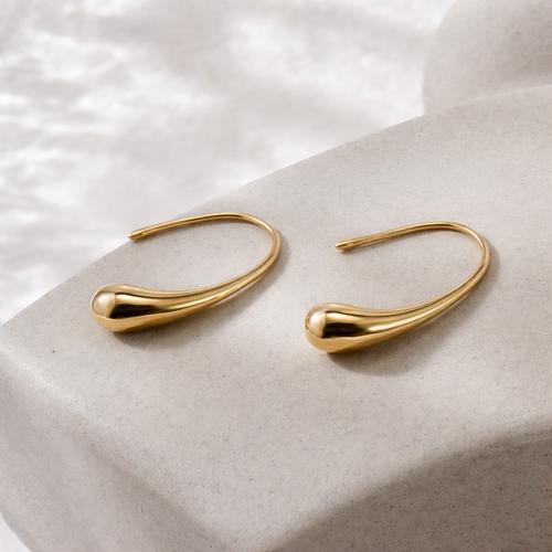 Vintage Gold Earrings Drop