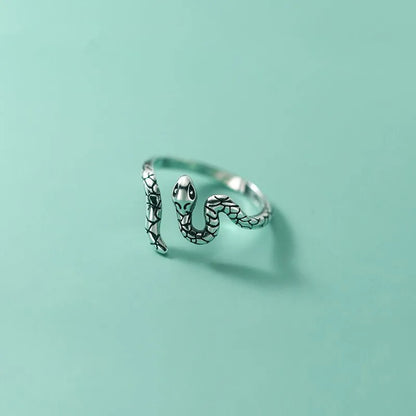 Sterling Silver Snake Ring - emmy-rae-jewels.com