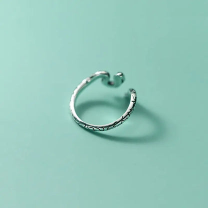 Sterling Silver Snake Ring - emmy-rae-jewels.com