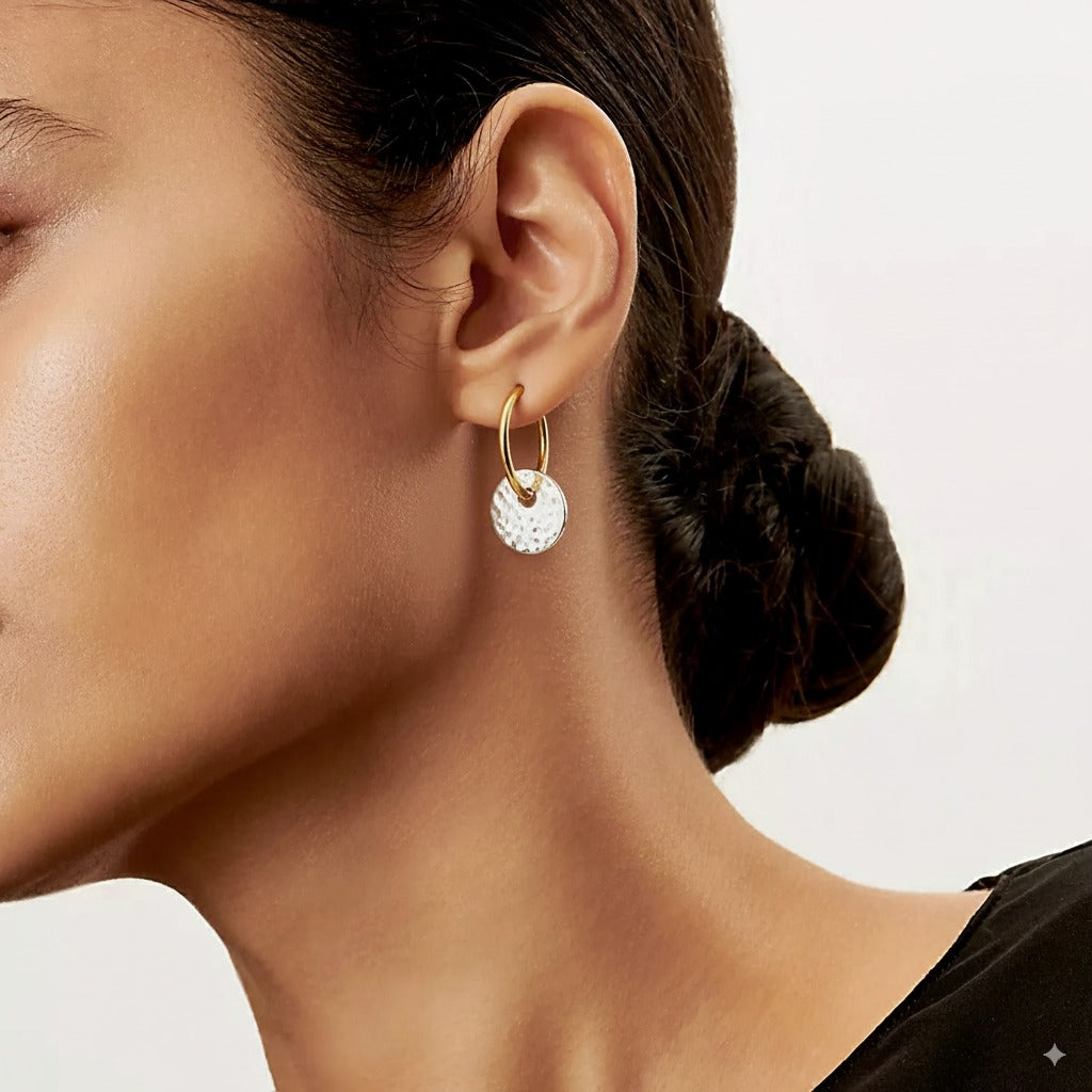 Vintage Gold and Silver Earrings