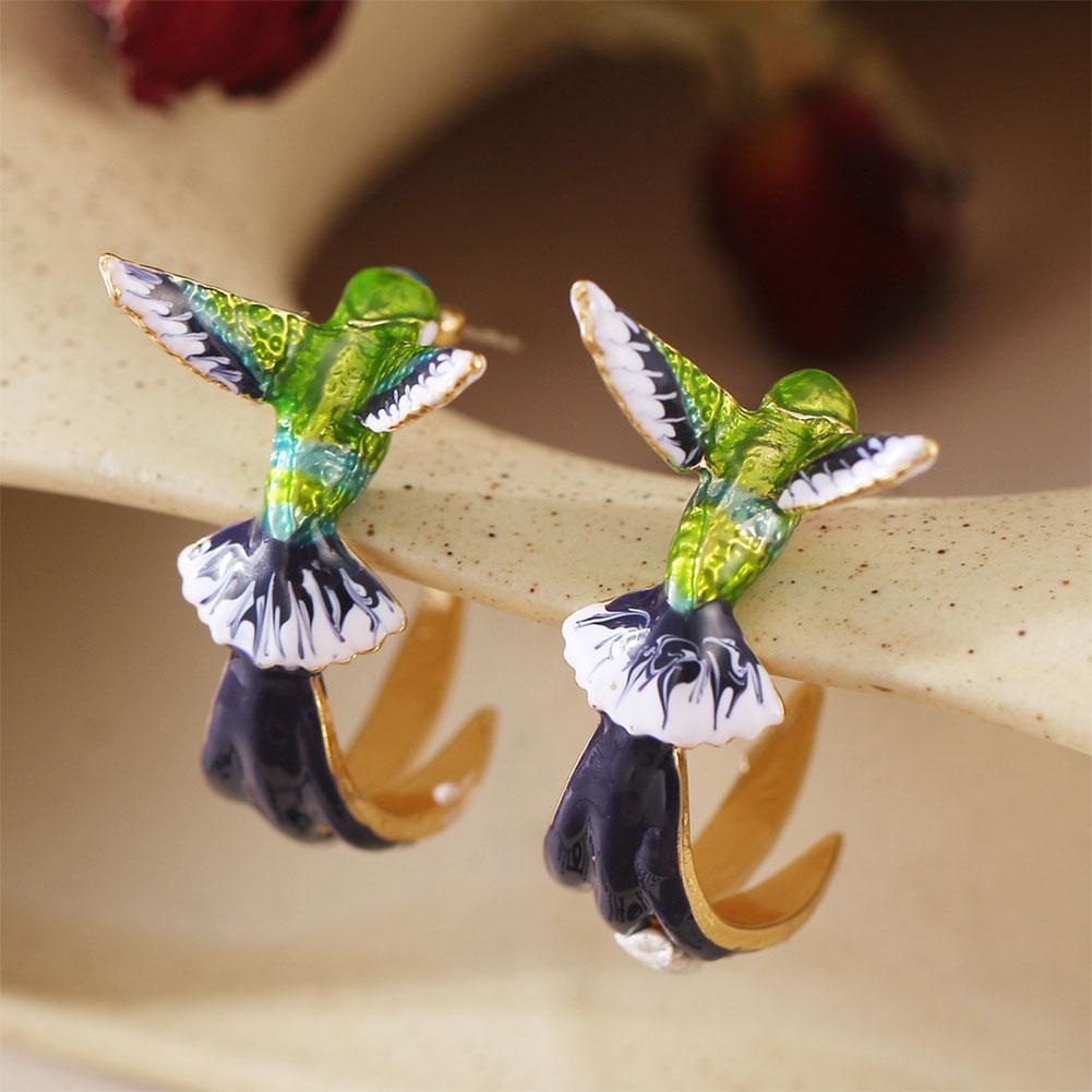 Unique Creative Hummingbird Earrings - emmy-rae-jewels.com