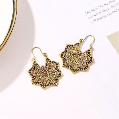Lotus Mandala Earrings - emmy-rae-jewels.com