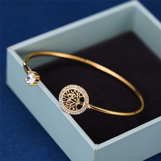 Tree of Life Adjustable Bracelet - emmy-rae-jewels.com