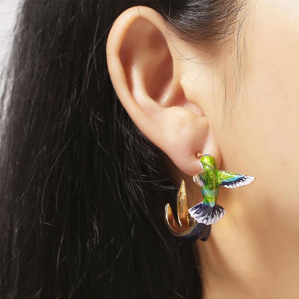 Unique Creative Hummingbird Earrings - emmy-rae-jewels.com