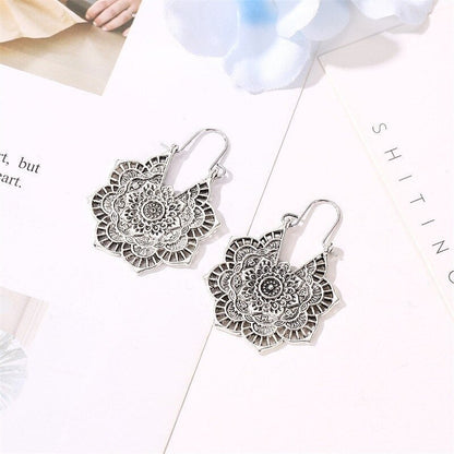 Lotus Mandala Earrings - emmy-rae-jewels.com