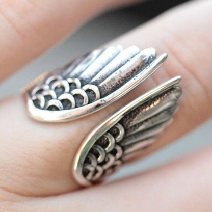 Adjustable Angel Ring in 925 Sterling Silver - emmy-rae-jewels.com