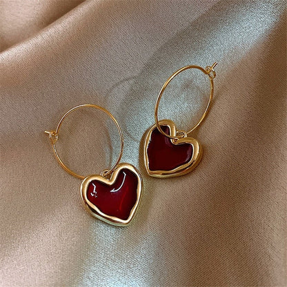 Little Red Hearts Earrings - emmy-rae-jewels.com