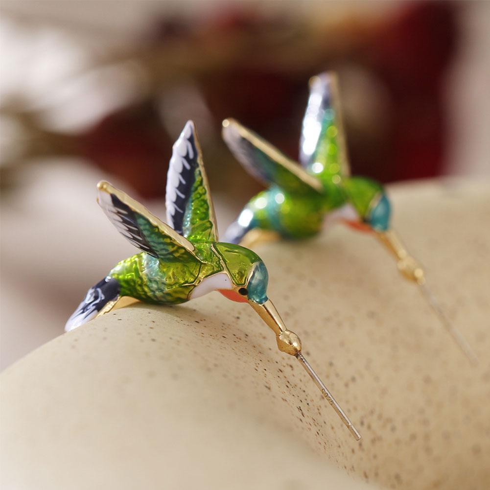 Unique Creative Hummingbird Earrings - emmy-rae-jewels.com