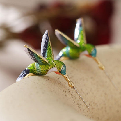 Unique Creative Hummingbird Earrings - emmy-rae-jewels.com