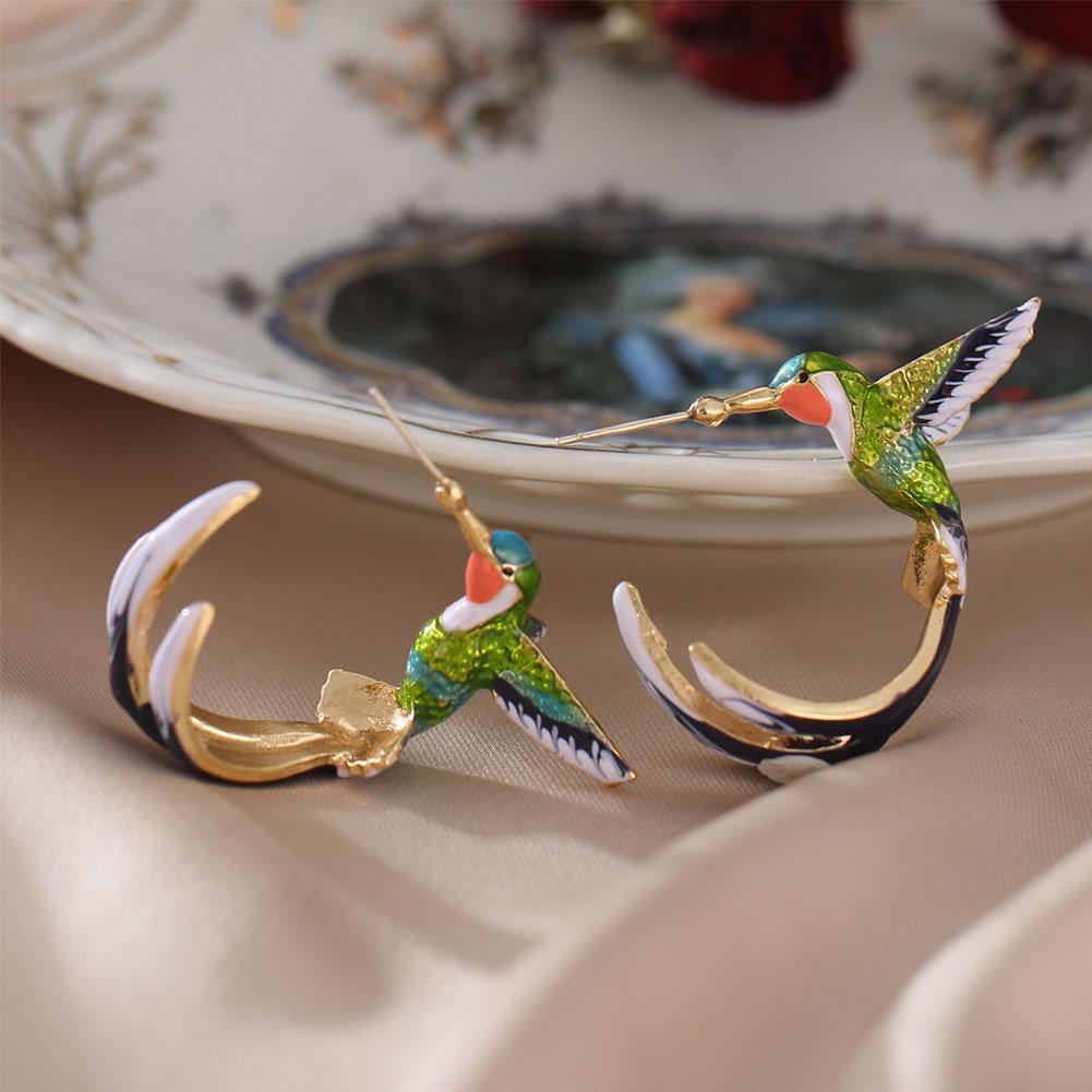 Unique Creative Hummingbird Earrings - emmy-rae-jewels.com