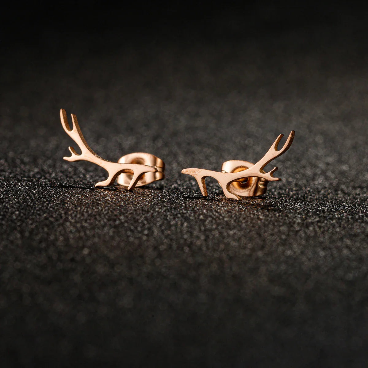 Deer Antler Stud Earrings - emmy-rae-jewels.com