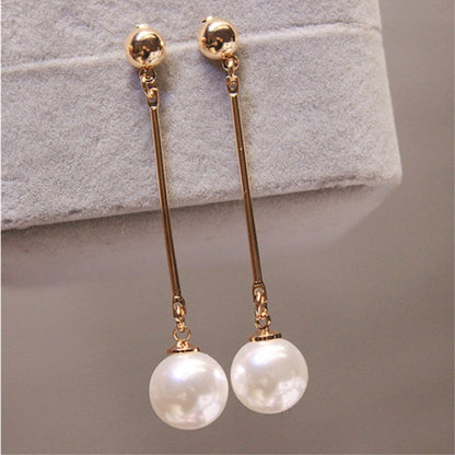 Luxury Dangling Earrings with Special Hand-Plaid Pearls - emmy-rae-jewels.com