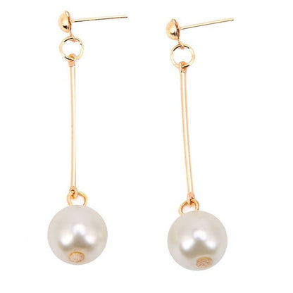 Luxury Dangling Earrings with Special Hand-Plaid Pearls - emmy-rae-jewels.com