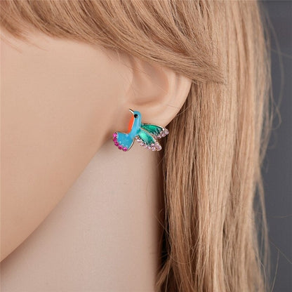 Crystal Hummingbird Earrings - emmy-rae-jewels.com