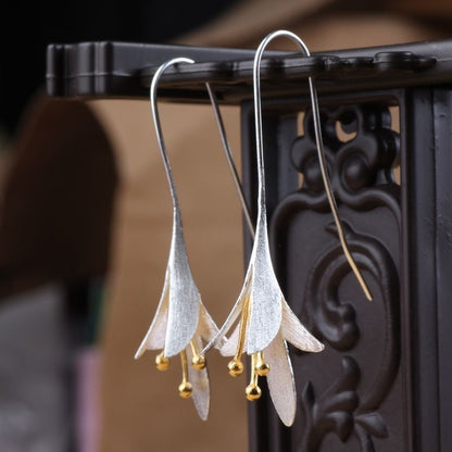 Silver Flower Earrings - emmy-rae-jewels.com