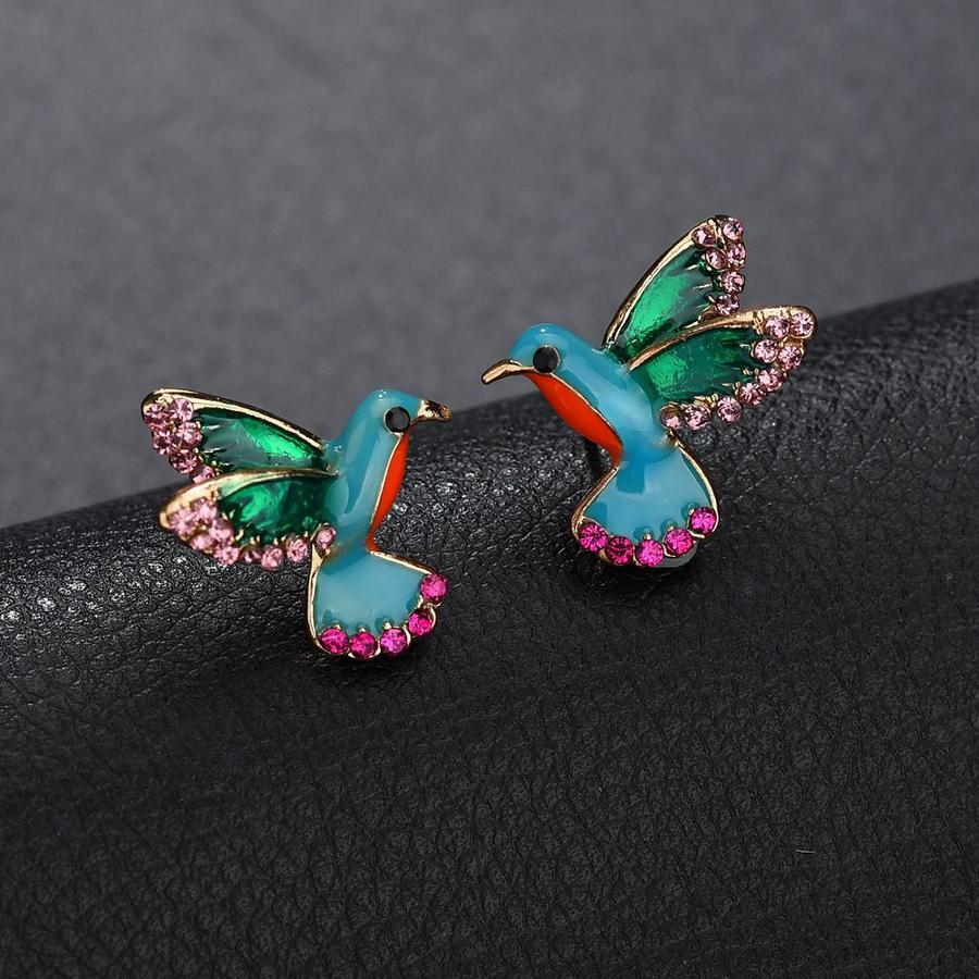 Crystal Hummingbird Earrings - emmy-rae-jewels.com