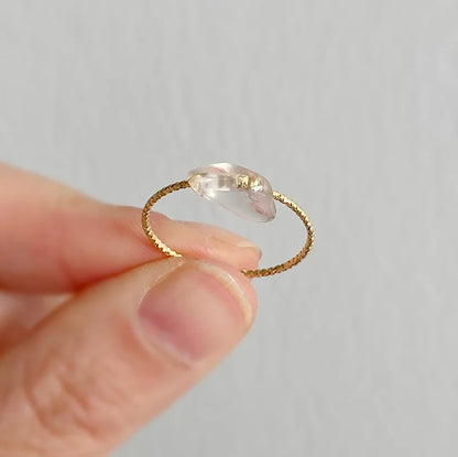 Thin Ring with Colorful Stones