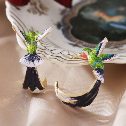 Unique Creative Hummingbird Earrings - emmy-rae-jewels.com