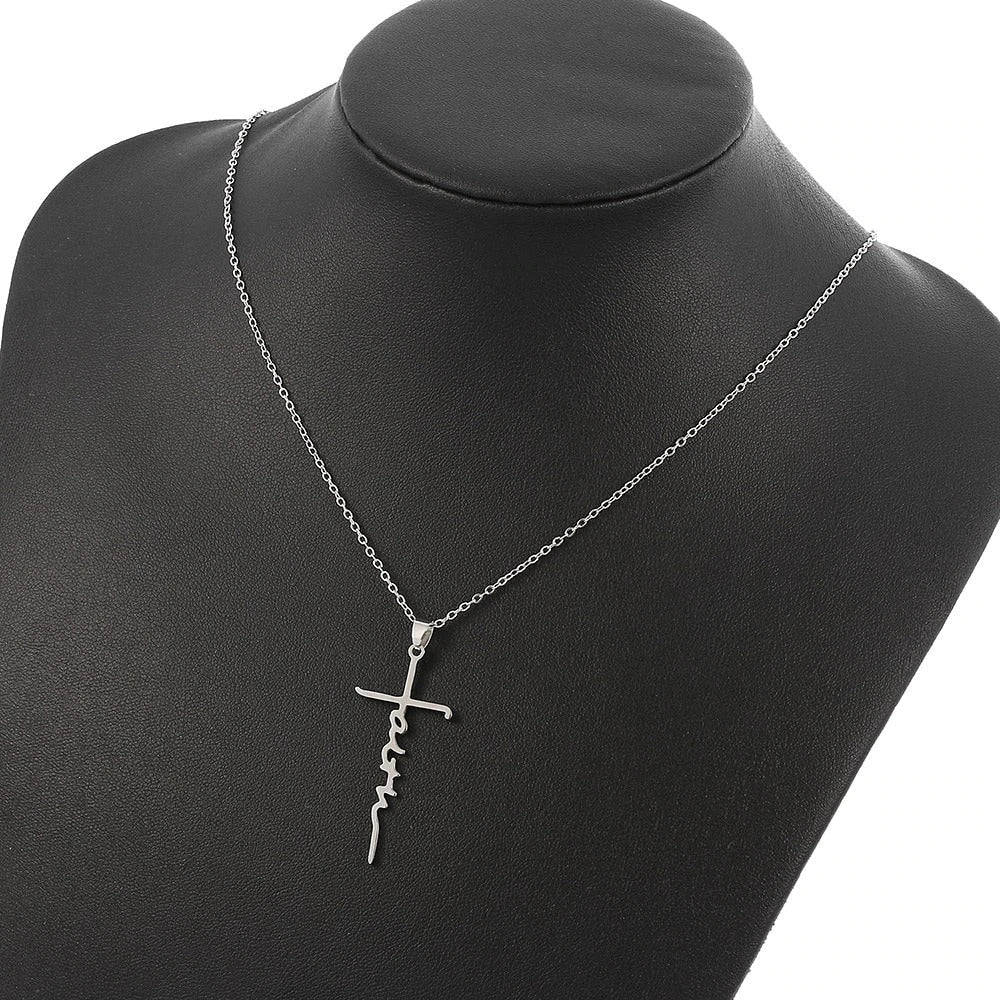 Faith Cross Necklace