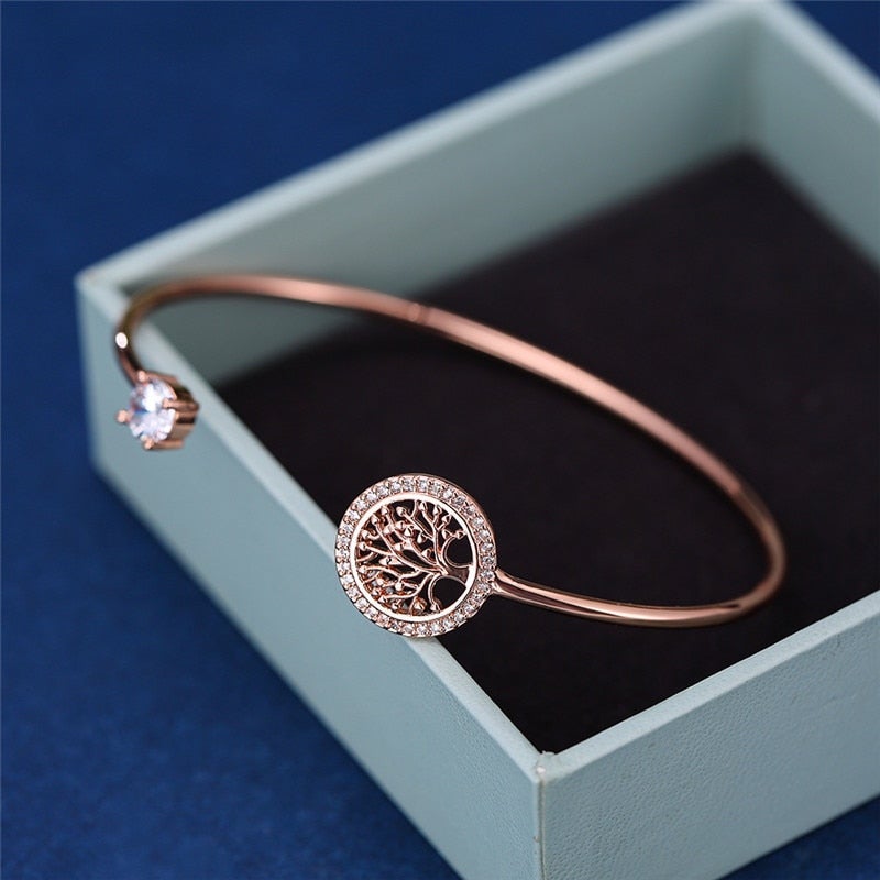 Tree of Life Adjustable Bracelet - emmy-rae-jewels.com
