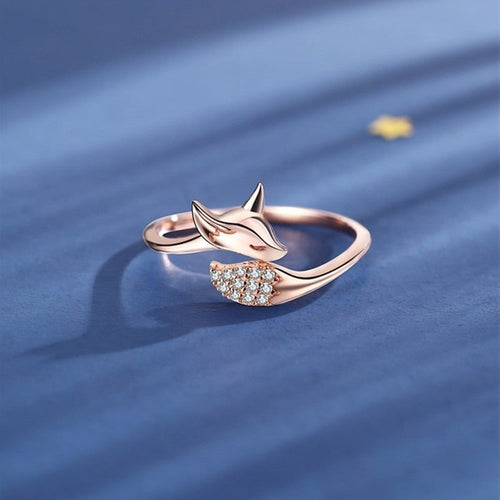 Rose Silver Fox Ring - emmy-rae-jewels.com