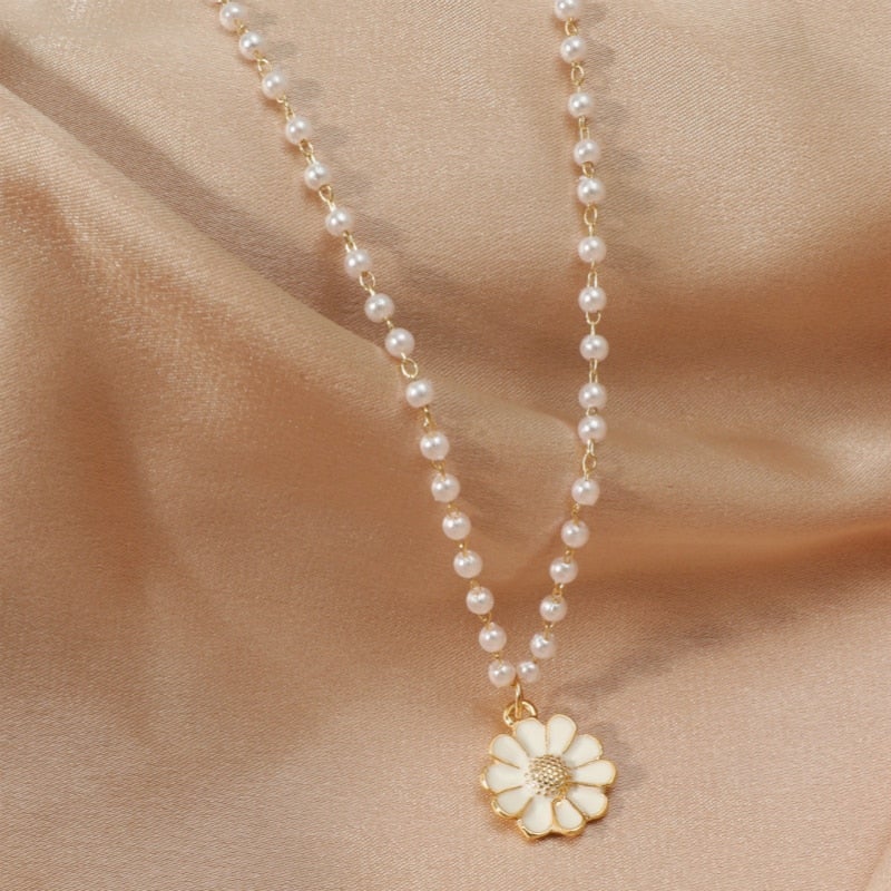 Daisy with Pearls Pendant - emmy-rae-jewels.com