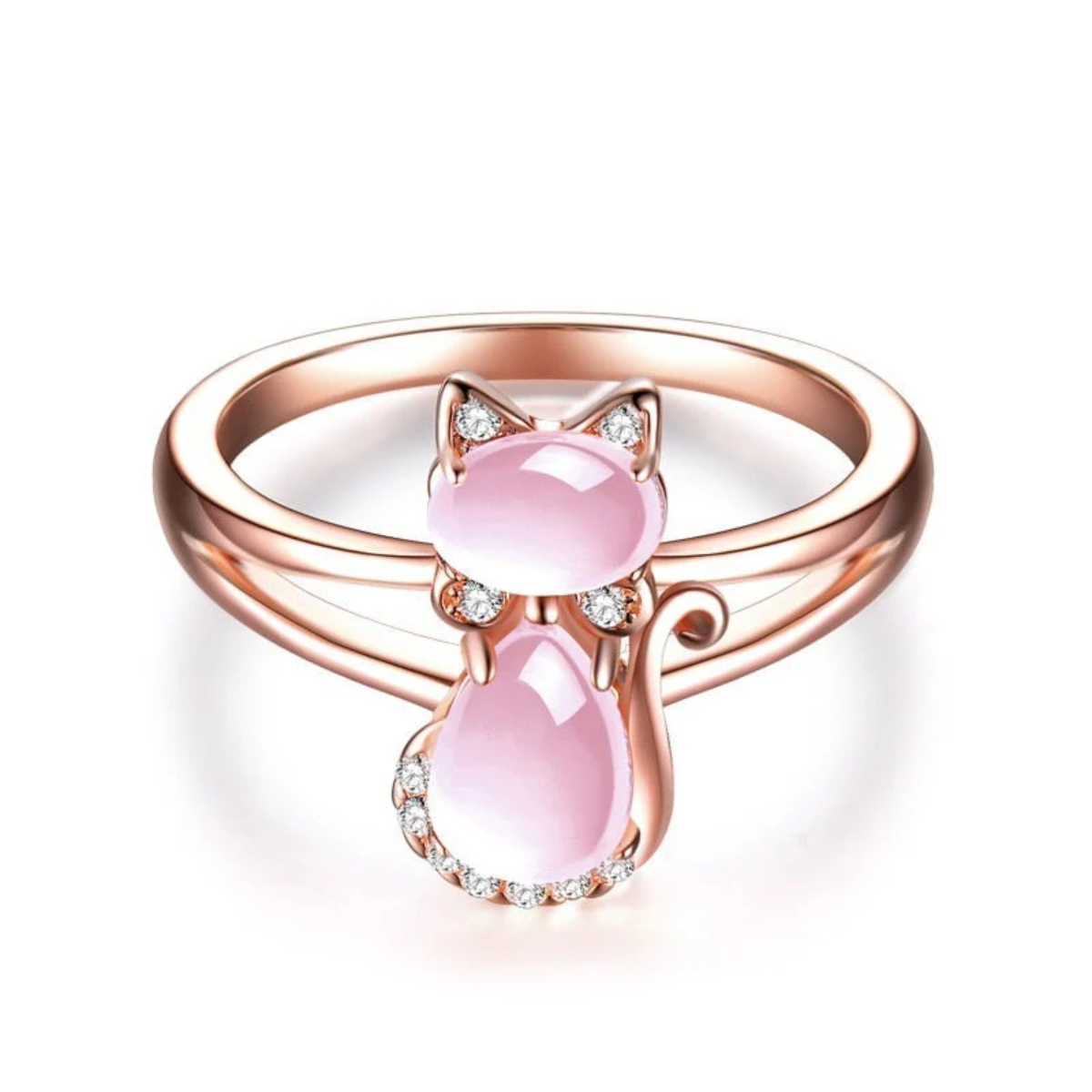 Cat Ring in Rose Gold - emmy-rae-jewels.com
