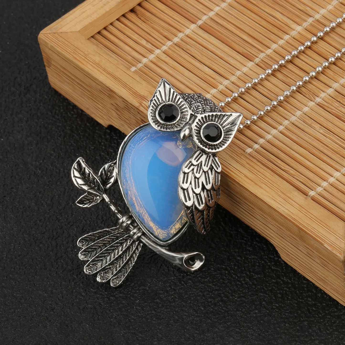Crystal Owl Wisdom Pendant Necklace - emmy-rae-jewels.com