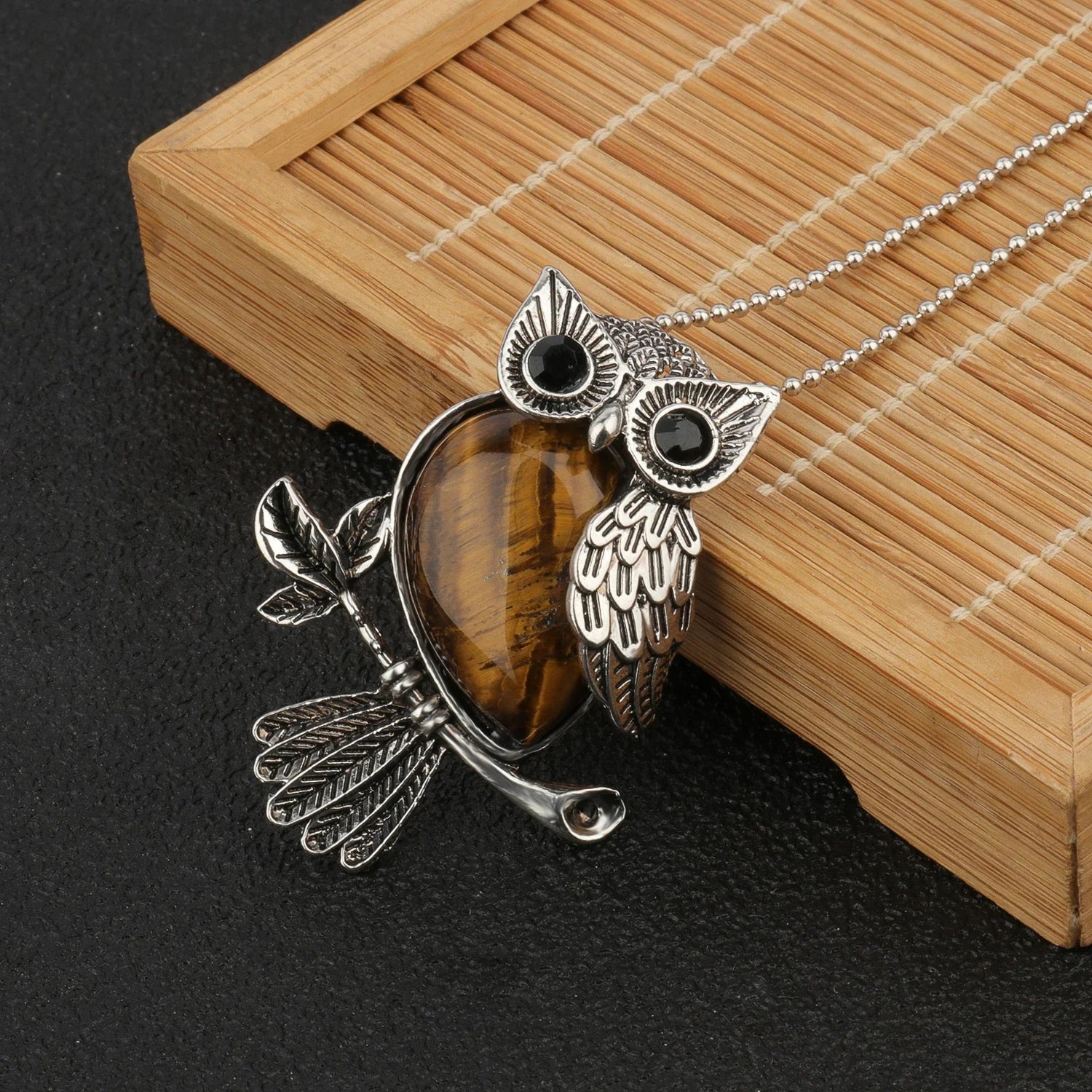 Crystal Owl Wisdom Pendant Necklace - emmy-rae-jewels.com