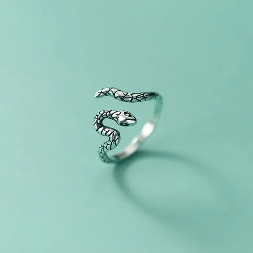 Sterling Silver Snake Ring - emmy-rae-jewels.com