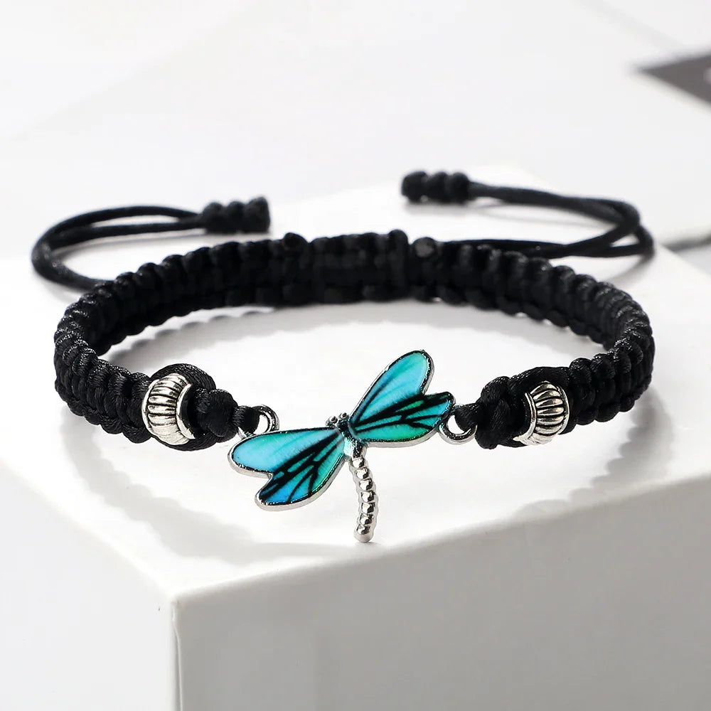 Dragonfly Dreams Handwoven Bracelet - emmy-rae-jewels.com