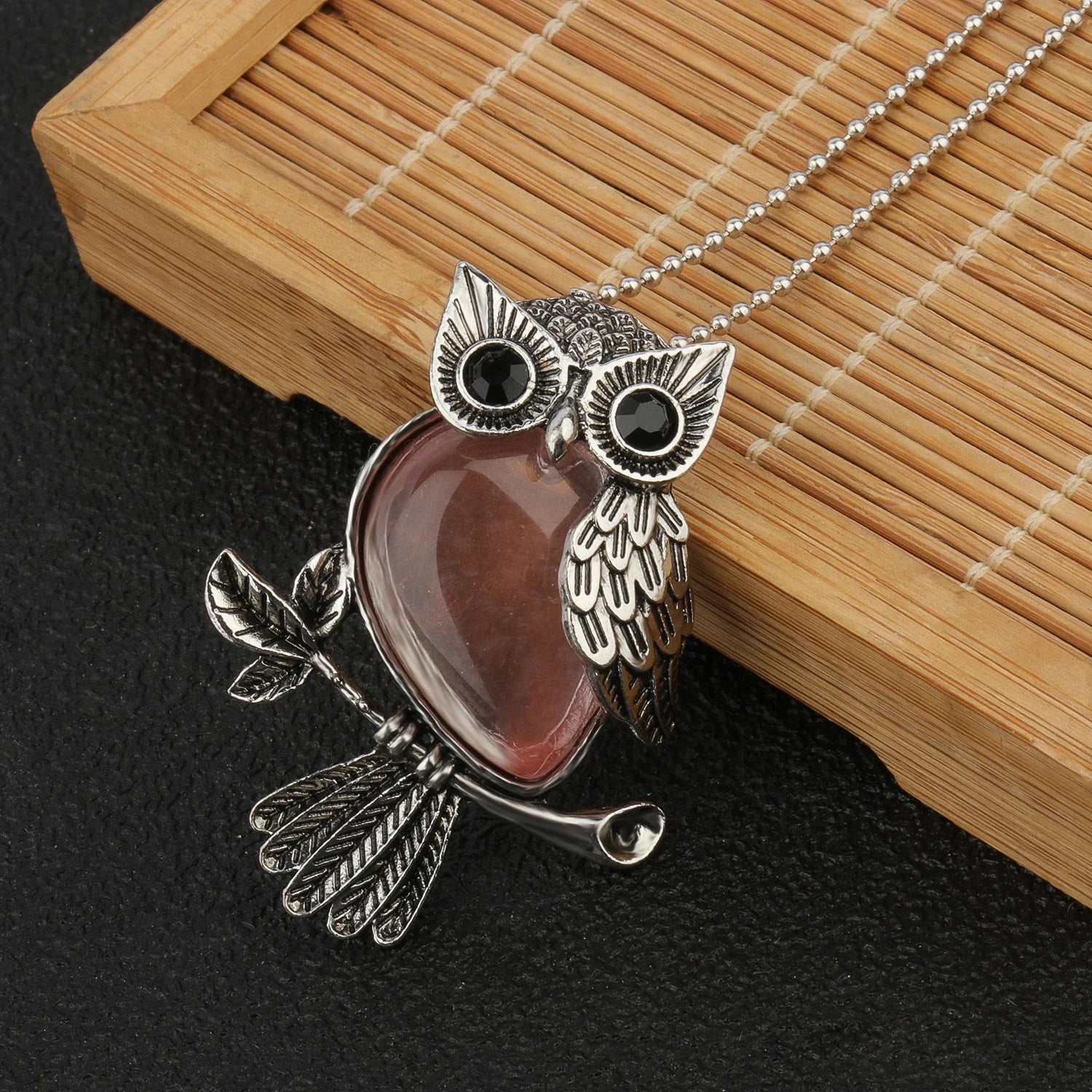 Crystal Owl Wisdom Pendant Necklace - emmy-rae-jewels.com