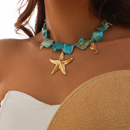 Ocean Dreams Blue Necklace - emmy-rae-jewels.com