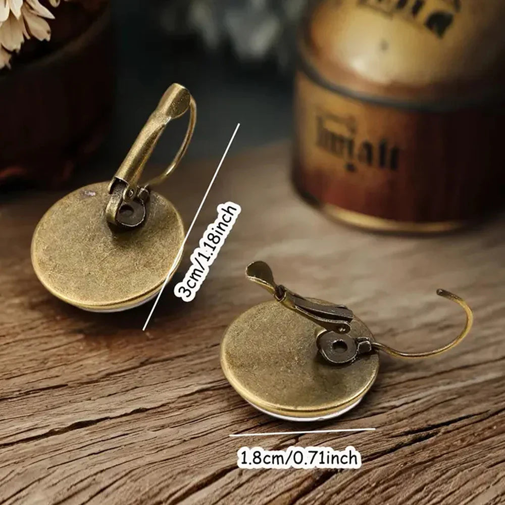 Whimsical Animal Glass Dome Earrings - emmy-rae-jewels.com