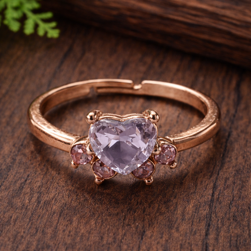 Vintage Zirconia Paw Ring