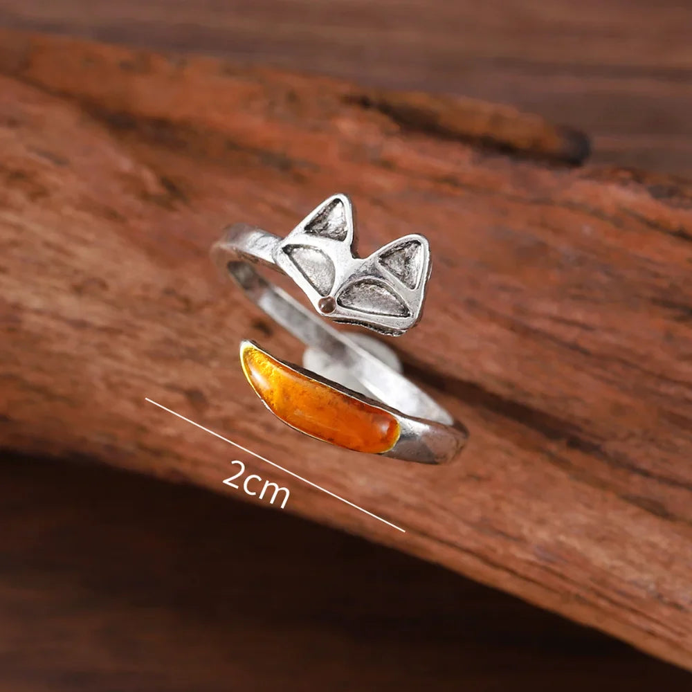 Vintage Fox Spirit Ring - emmy-rae-jewels.com