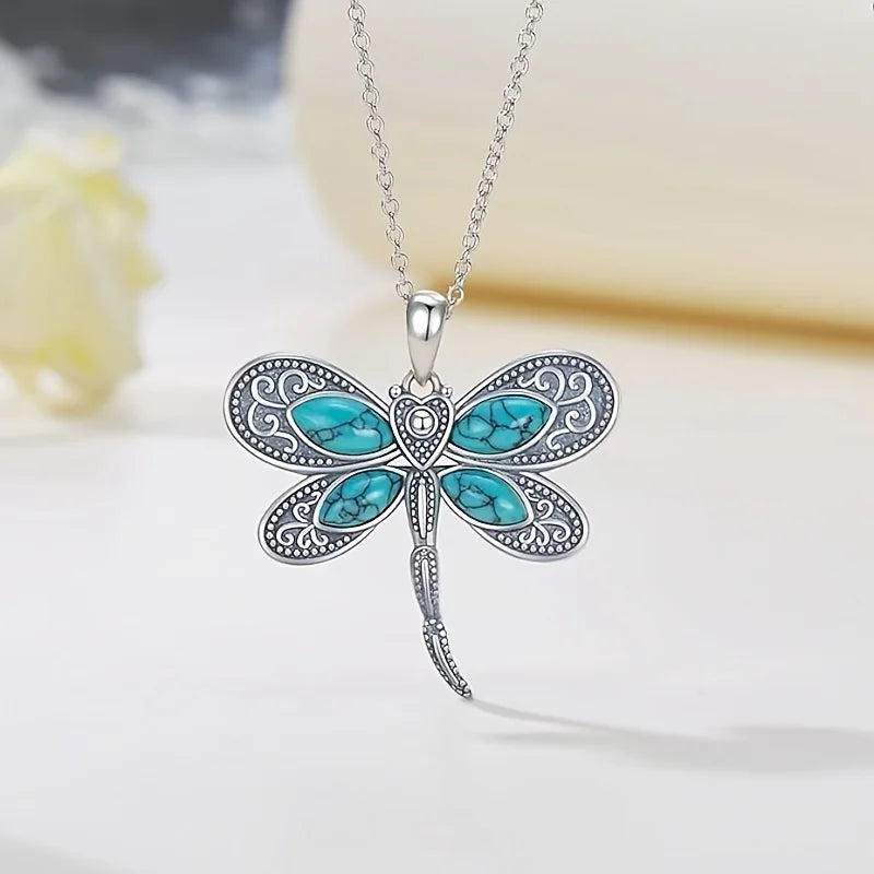 Dragonfly Dreams Silver Pendant Necklace - emmy-rae-jewels.com