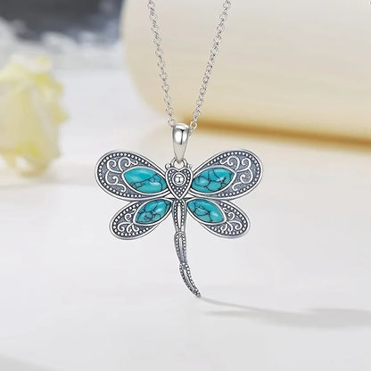 Dragonfly Dreams Silver Pendant Necklace - emmy-rae-jewels.com