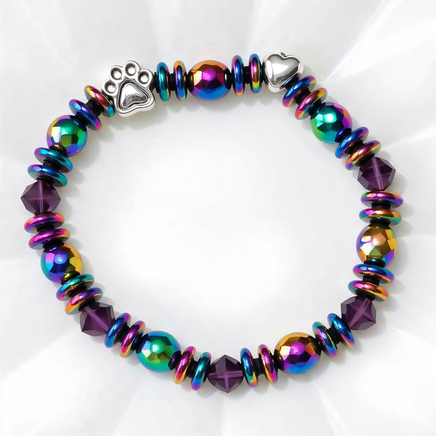 Paw Charm Magnetic Bracelet - emmy-rae-jewels.com