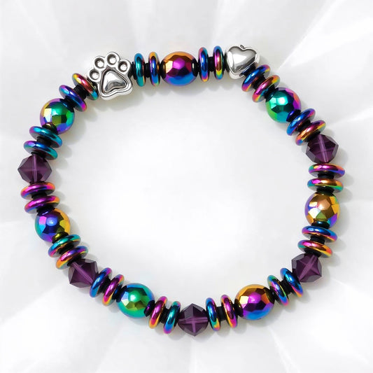 Paw Charm Magnetic Bracelet - emmy-rae-jewels.com