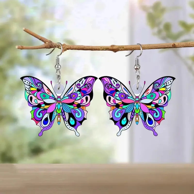 Colorful Butterfly Earrings for Women - emmy-rae-jewels.com