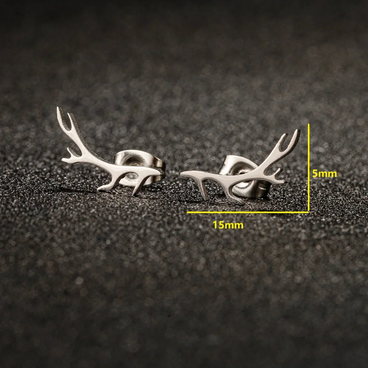 Deer Antler Stud Earrings - emmy-rae-jewels.com