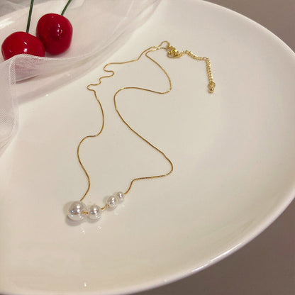 Asana Layered Pearl Necklace - emmy-rae-jewels.com