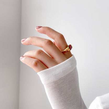 Crimson Heirloom Ring - emmy-rae-jewels.com