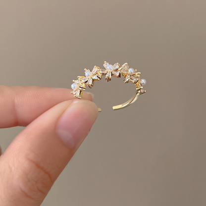 Cecilia Floral Pearl Ring - emmy-rae-jewels.com