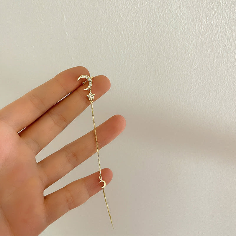 Celestial Star And Moon Earrings - emmy-rae-jewels.com