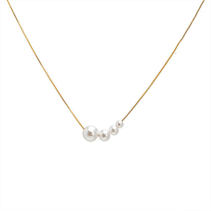 Asana Layered Pearl Necklace - emmy-rae-jewels.com