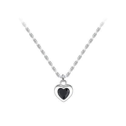 Ada Silver Heart Pendant - emmy-rae-jewels.com